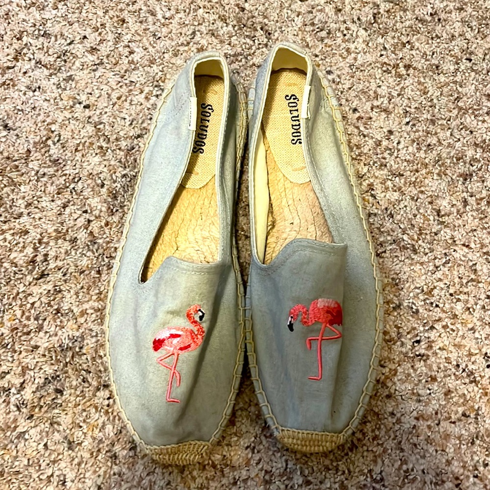 Light blue Flamingo Soludos